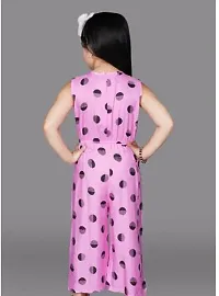 Fabulous Purple Rayon Printed Jumpsuits For Girls-thumb1