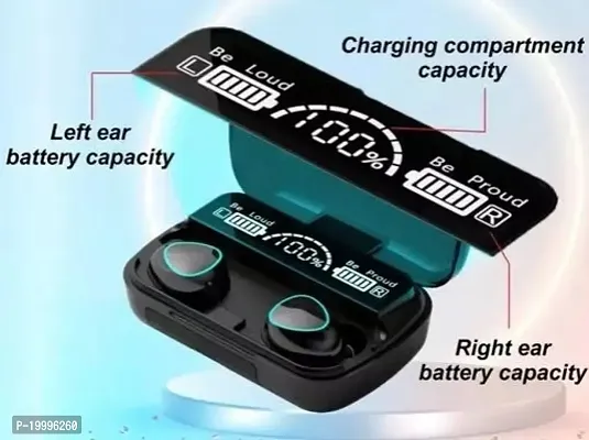 M10 Wireless Earbuds Bluetooth 5.1 TWS 2200mAh Power Bank Charging Box