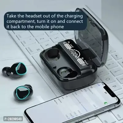 M10 EarBuds Wireless Bluetooth Portable Powerbank-thumb0