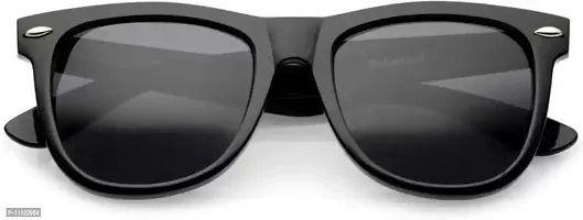 Fabulous Black Plastic Wayfarer Sunglasses For Men-thumb0