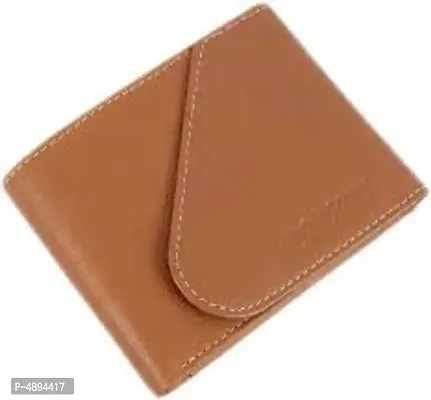 Amazing Tan Faux Leather Wallet For Men