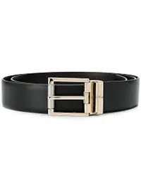 Stylish Fancy Solid Faux Leather Belt For Men-thumb1