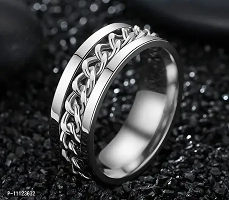Best and Stylish Stainless Steel Ring For Men and Boys-thumb0