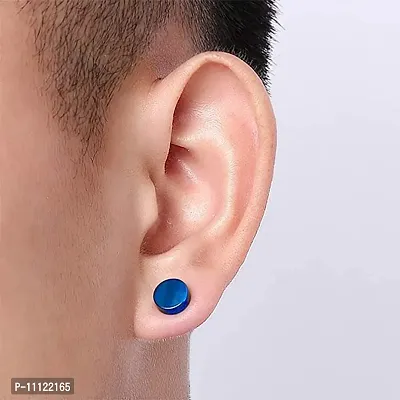 Alluring Stainless Steel Studs Earrings For Men-thumb3