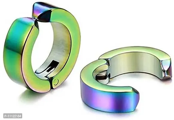 Alluring Stainless Steel Studs Earrings For Men-thumb2