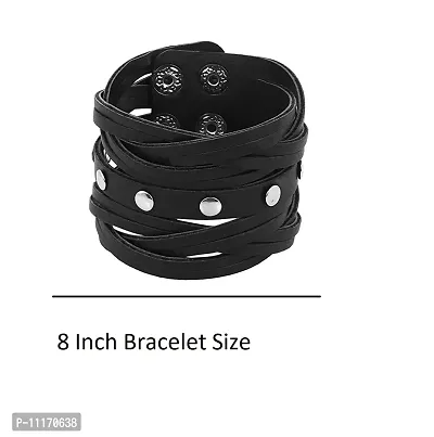 Stylish Fancy Leather Contemporary Bracelets For Men