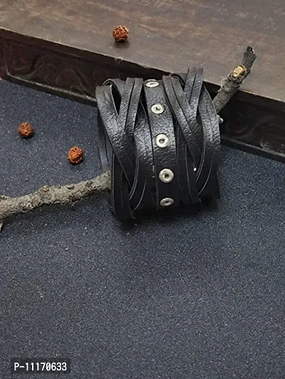 Stylish Fancy Leather Contemporary Bracelets For Men
