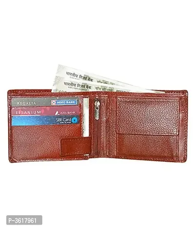 Trendy Leather Trifold Wallet for Men-thumb0
