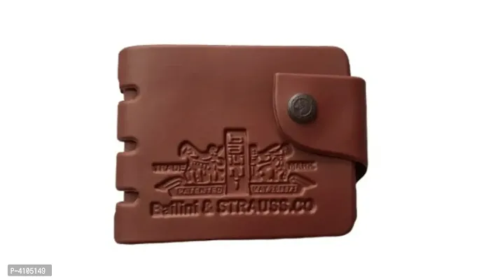 Leatherette 3D Decoration Designer Short Wallets-thumb0
