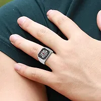 Amazing Mahakal Stainless Steel Rings For Men and Boys-thumb2