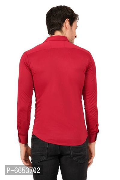 MEN CASUAL SLIMFIT COTTON LYCRA SHIRT-thumb5