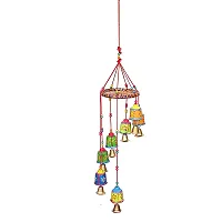 Beautiful Handmade Traditional Art Hanging Jhumar Showpiece Wind Chimes-thumb2