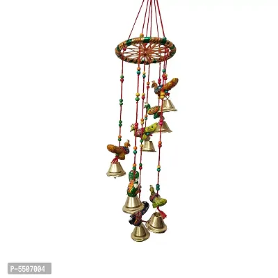 Beautiful Handmade Traditional Art Hanging Jhumar Showpiece Wind Chimes-thumb3