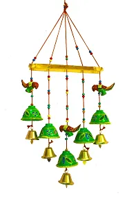 Beautiful Handmade Traditional Art Hanging Jhumar Showpiece Wind Chimes-thumb2