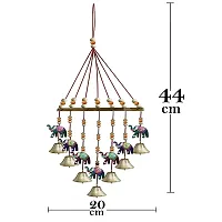 Beautiful Handmade Traditional Art Hanging Jhumar Showpiece Wind Chimes-thumb3