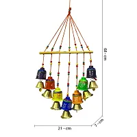 Beautiful Handmade Traditional Art Hanging Jhumar Showpiece Wind Chimes-thumb3