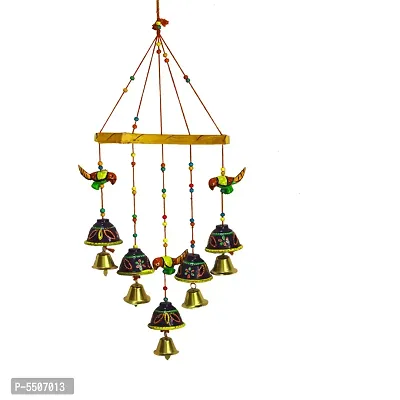 Beautiful Handmade Traditional Art Hanging Jhumar Showpiece Wind Chimes-thumb2