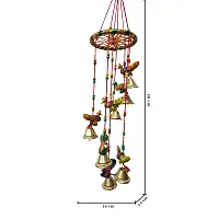 Beautiful Handmade Traditional Art Hanging Jhumar Showpiece Wind Chimes-thumb3