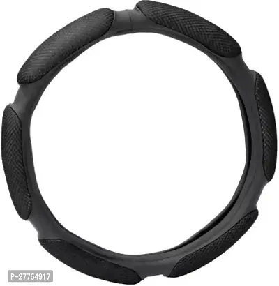 Car Steering Cover Black 6G Skidproof For Hyundai I20-thumb3