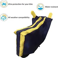 Stylish Waterproof Two Wheeler Cover For Bajaj V 150 Motorcycle-thumb3