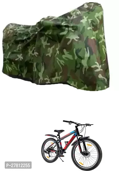 Designer Cycle Cover Green Jungle For Urban Terrain Shimano Geared