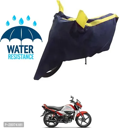 Stylish Waterproof Two Wheeler Cover For Hero MotoCorp Splendor iSmart Motorcycle-thumb0