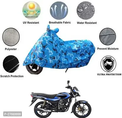 Water Resistant Polyester Bike Cover For Bajaj Platina 110