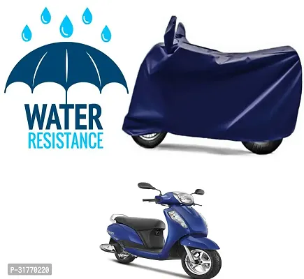 Splendid Waterproof Polyester Two Wheeler Cover Suitable For Suzuki Access 125 Bikes-thumb0