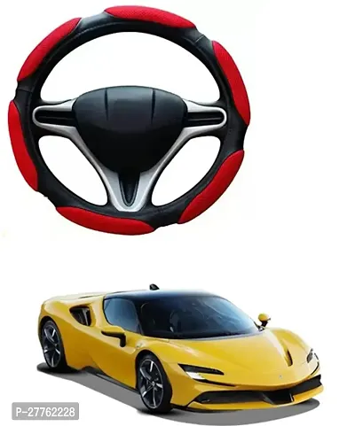 Car Steering Cover Red Black 6G Better Grip For Ferrari SF90 Stradale