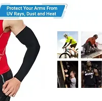 Stylish Breathable and Stretchable Arm Sleeve With Thumb Hole For Vespa Vespa SXL 150-thumb4