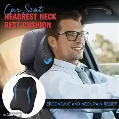 Stylish Car Ergonomic Neck Pillow Memory Foam Neck Support for Neck, Back Pain Relief Neck Rest Support Cushion For Chevrolet Tavera-thumb4