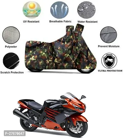 Protective Polyester Bike Body Covers For Kawasaki Ninja ZX 14R