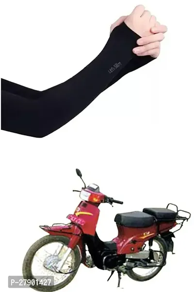 Stylish Breathable and Stretchable Arm Sleeve With Thumb Hole For Kinetic K4