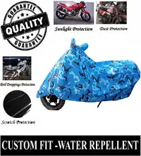 Stylish Blue Polyester Aprilia Storm 125 Bike Cover-thumb3