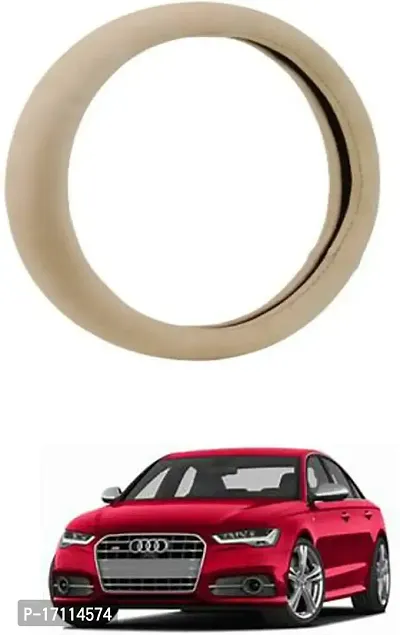 Car Stering Cover Round Beige For S6-thumb0