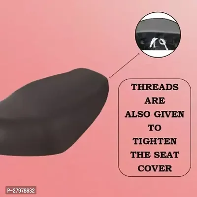 Two Wheeler Seat Cover Black For Piaggio Vespa-thumb4