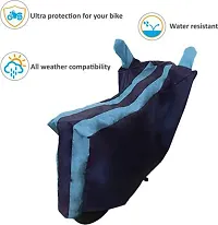 Classic Bike Body Cover Blue For Mahindra Rodeo RZ-thumb2