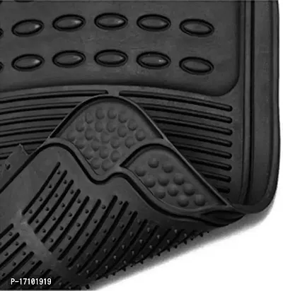 RONISH Black Rubber car Floor Foot mat for 500-thumb2