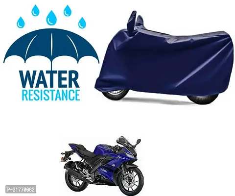 Splendid Waterproof Polyester Two Wheeler Cover Suitable For Yamaha R15 Bikes