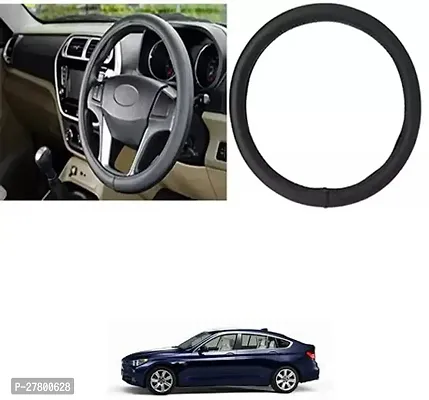 Designer Car Steering Cover Round Black For Bmw 5 Series Gt