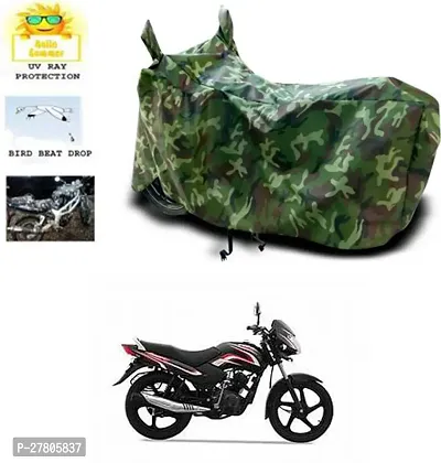 Designer Bike Body Cover Jungle Green For Tvs Sport