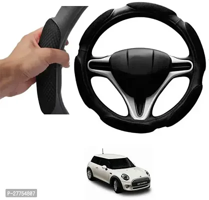 Car Steering Cover Black 6G Skidproof For Universal For Car Cooper-thumb0