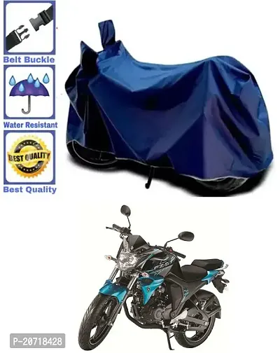 RONISH Waterproof Bike Cover/Two Wheeler Cover/Motorcycle Cover (Navy Blue) For Yamaha FZ S FI (V 2