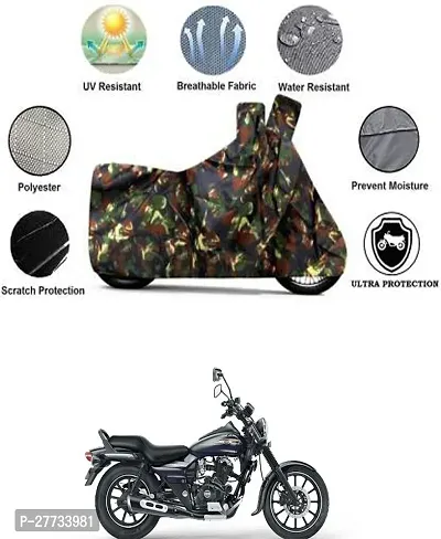 Durable and Water Resistant Polyester Bike Cover For TVS Avenger 180 Street