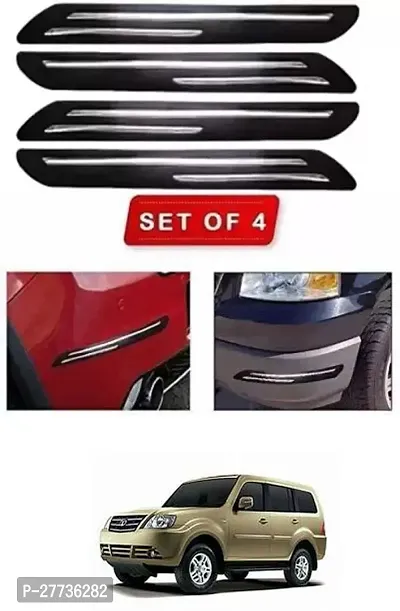 Protective Silicone Car Bumper Protector Guard For Tata Sumo Grande-Pack Of 4