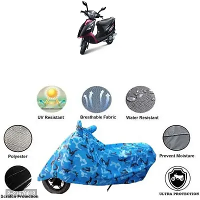 Water Resistant Polyester Bike Cover For TVS Scooty Streak