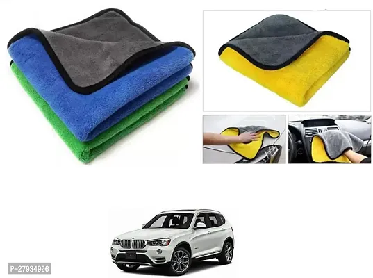 Car Cleaning Microfiber Cloth Pack Of 2 Multicolor For BMW X3