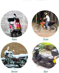 RONISH Plain Silver Two Wheeler Cover for Activa 5G-thumb3