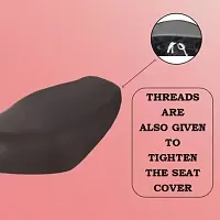 Two Wheeler Seat Cover Black For Tvs Star City-thumb3