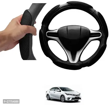 Car Steering Cover Black 6G Skidproof For Toyota Corolla Altis-thumb0